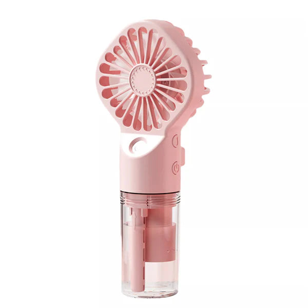 Portable Water Spray Mist Fan Electric USB Rechargeable Handheld Mini Cooling Fan Air Conditioner Humidifier For Outdoor