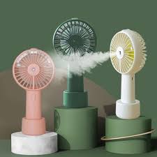 Portable Water Spray Mist Fan Electric USB Rechargeable Handheld Mini Cooling Fan Air Conditioner Humidifier For Outdoor